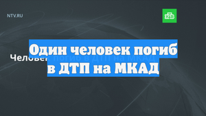 Один человек погиб в ДТП на МКАД