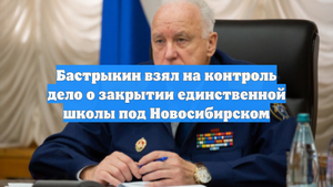 Бастрыкин взял на контроль дело о закрытии единственной школы под Новосибирском