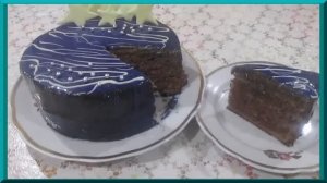 Обалденно вкусный шоколадный торт с зеркальной глазурью в домашних условиях