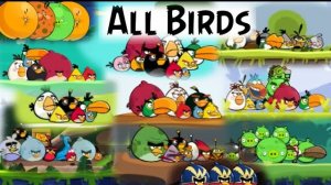 Angry birds: все птицы