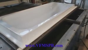 вакуум формовочная машина для производства акриловых ванн