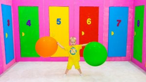 Влад и Ники 10 Дверей и другие челленджи для детей!