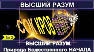 2) ВЫСШИЙ РАЗУМ. ПРИРОДА БОЖЕСТВЕННОГО НАЧАЛА - СОКРОВЕННОЕ ЗНАНИЕ УЧЕНИЯ МАХАТМ