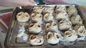 Сочные МАНТЫ с фаршем и тыквой! Это очень вкусно! #манты