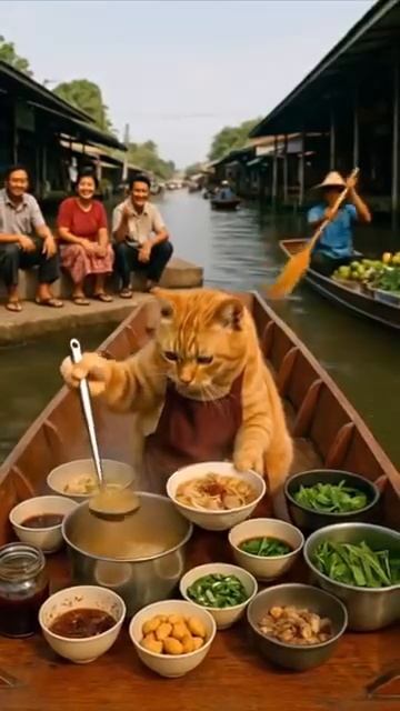 Рыжий котик из нейросети