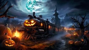 Spooky Pumpkin Train With Scary Halloween Music Relaxing Halloween Music Scary Ghost Sounds