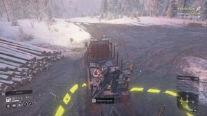 SnowRunner. Амур. Чернокаменск. Контракт "В клубах дыма "