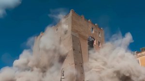 Средневековая башня Конти рухнула в самом центре Рима недалеко от Колизея