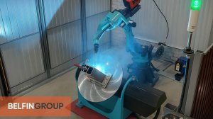 Робот для сварки кронштейна опоры