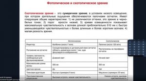 зрительный и слуховой анализатор