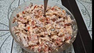 Готовлю один из любимых нами салатик👌