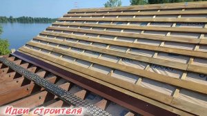 Беседка на бетонных столбах и прогонах монолит