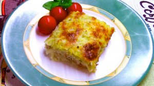 Нежная запеканка из картошки с горбушей со сливочным вкусом - просто и очень вкусно