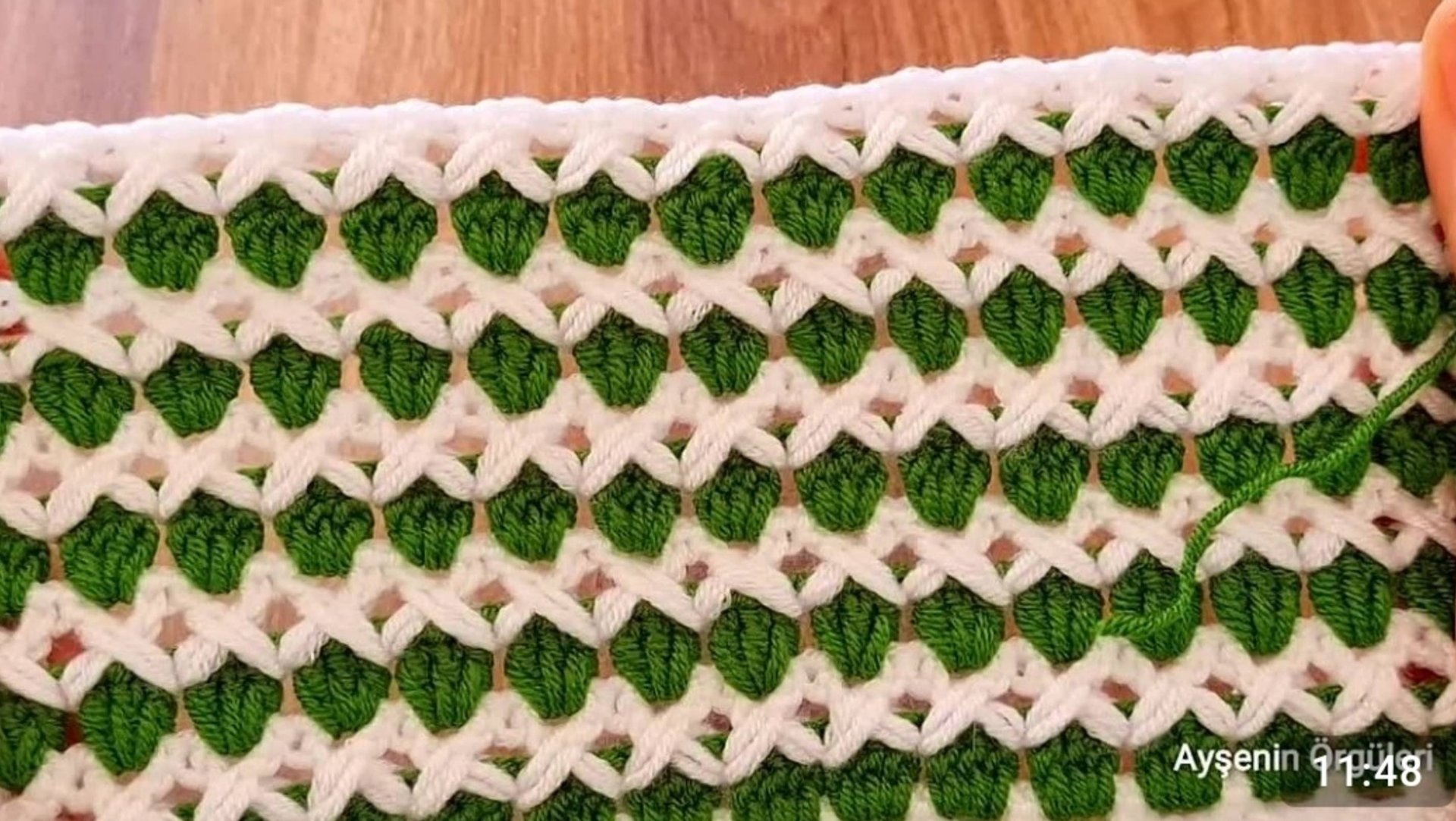 Узор крючком 🙂 #всевжизнисвязано #вязаниекрючком смотреть онлайн