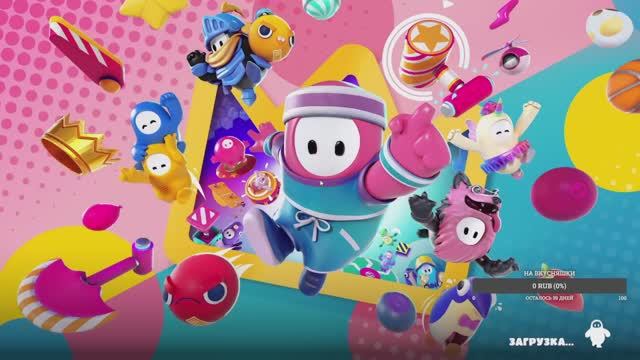 ПЕРВЫЙ РАЗ в FALL GUYS с Komicorn