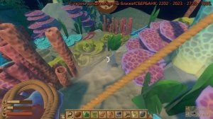 Raft - прохождение 1 серия - нашел большой остров и сделал  плавильню