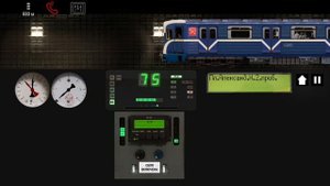 Состав 81-540.8 "Саблезуб" на Лахтинско-правобережная линии