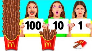 100 Слоев Еды Челлендж | Фантастические Лайфхаки с Едой от TeamTeen Challenge