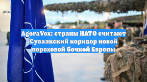 AgoraVox: страны НАТО считают Сувалкский коридор новой пороховой бочкой Европы
