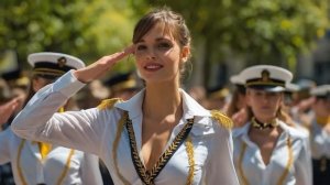 Когда красота в военной форме приковывает к себе взгляды всего мира