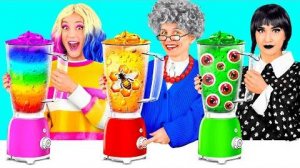 Кулинарный Челлендж | Уэнсдей Против Бабушки | Смешные Челленджи от TeamTeen Challenge