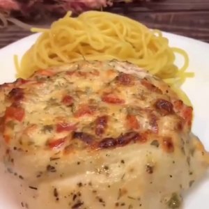 🍗 Куриные кармашки с начинкой