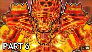 Сверх заряженный Годзилла vs термо ядерный Меха Годзилла (перезалив с Ютуба)