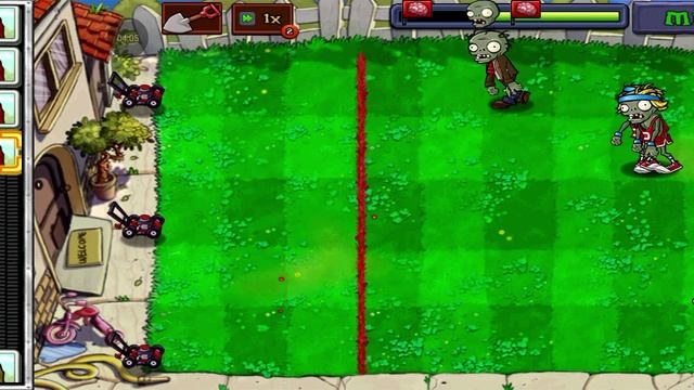 Выполняю достижение "Ореховый отскок" в PVZ 1