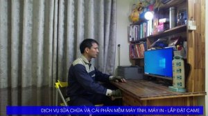 Sửa máy tính cho khách hàng ở TDP Trang Quan, phường An Hải, thành phố Hải Phòng.