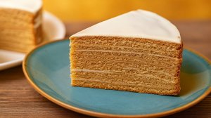 Медовик, который всегда удаётся! Мягкий, нежный и тающий во рту торт