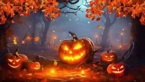 Relaxing Halloween Music Jack O Lanterns In The Autumn Forest Best Halloween Music
