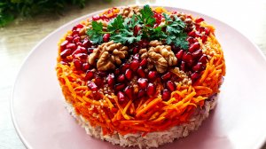 Потрясающе Вкусный Салат с морковкой🥕 по-корейски и курицей🍗! Просто, быстро и сытно!