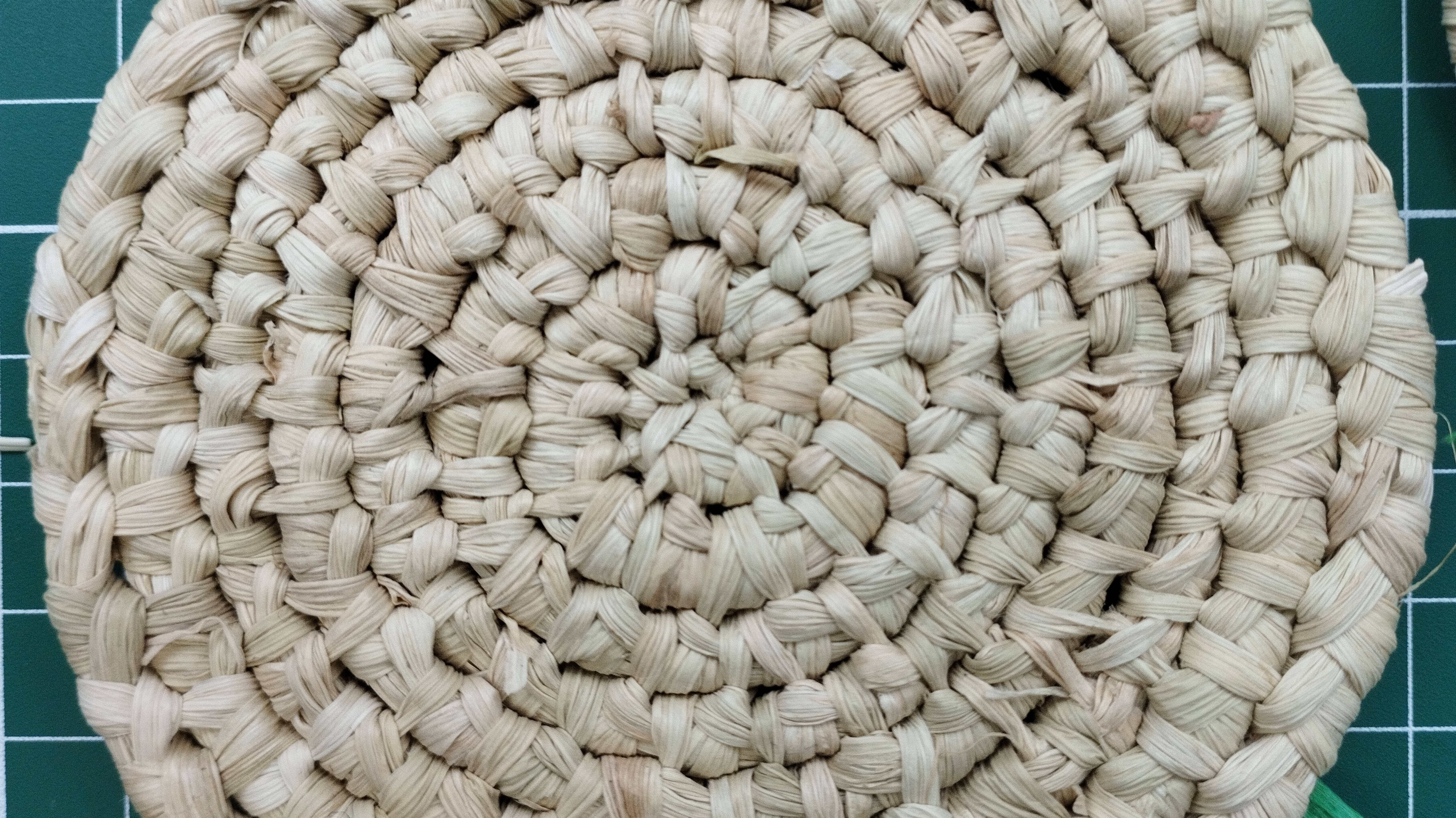 Талаш. Начало спирального плетения без отверстия в центре (без кольца) смотреть онлайн