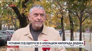 Уставни суд одлучује о апелацији Милорада Додика