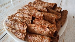 Блины из льняной муки. Рецепт кето блинчиков в один замес!