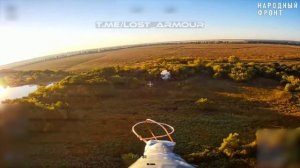 Контроль 'КВН' нанесения удара БПЛА 'Ланцет' по артпозиции Всу в районе н.п. Шестеровка 💥🇷🇺👊