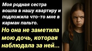 Жизненные Истории/Моя сестра вошла в нашу квартиру и что-то подложила мне в пальто