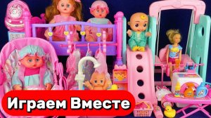 ИГРАЕМ ВМЕСТЕ В ИГРУШКИ КУКЛЫ ИЗ МУЛЬТИКА БАРБИ ДЛЯ ДЕВОЧЕК 🌸 ИГРУШКИ И МАЛЫШИ БАРБИ