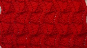 рельефный узор спицами #3#