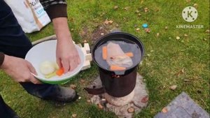 Рулька в казане.