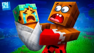 😂 ЛЁНЯ СТАЛ ПАПОЙ НЕПОСЛУШНОГО РЕБЁНКА!🍼 МАЙНКРАФТ