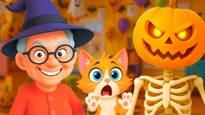 БАБКА ПРЕВРАТИЛА ДЕДА В СКЕЛЕТ?! Что делать КОТУ?! I Am Cat VR / часть 52 /