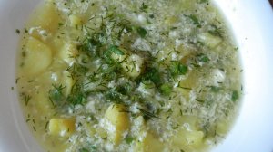 Легкий картофельный суп с яйцом рецепт