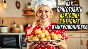 Картошка в мундире в микроволновке как приготовить