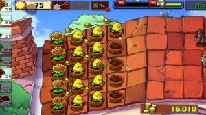 Прохождение 6 уровень/Растения против Зомби/Крыша