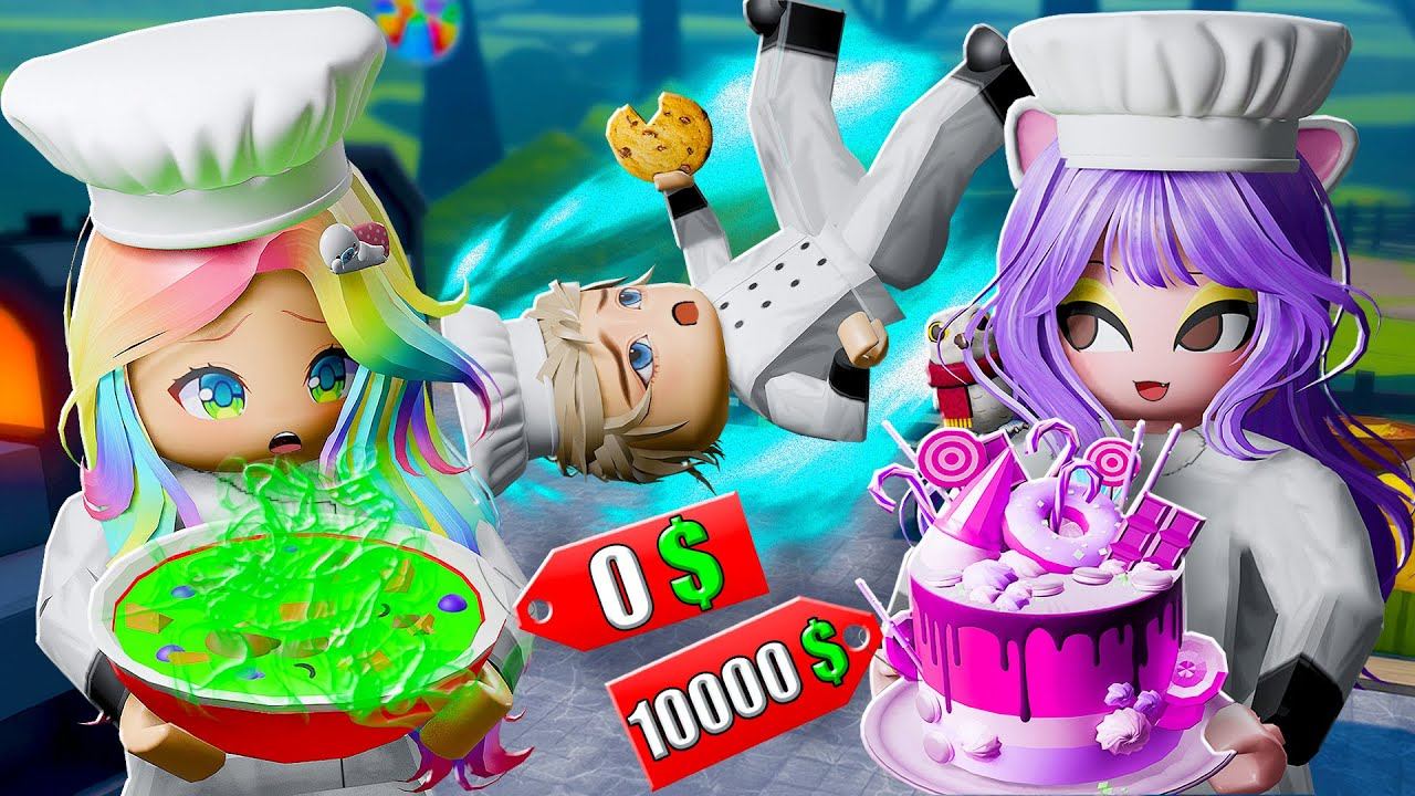 БЕЗУМНЫЕ ПОВАРА В РОБЛОКСЕ! ГОТОВИМ ВОЛШЕБНУЮ ЕДУ! смотреть онлайн