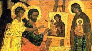 Одним из первых иконописцев был Евангелист Лука
