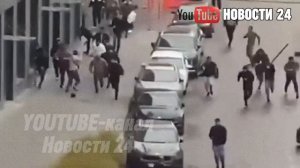 КРОВАВАЯ БОЙНЯ В МОСКВЕ! Мигранты рубятся топорами на глазах у всех.