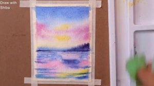 Простой пошаговый урок рисования акварелью лодки для начинающих