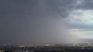 Наступление грозового фронта в Техасе США